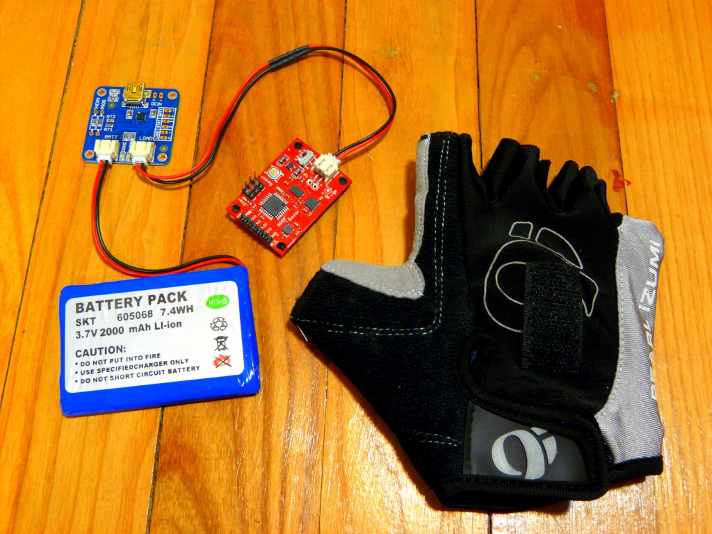 remote control car with glove controller